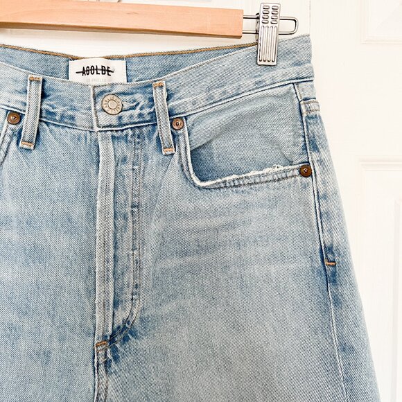 Agolde Riley Crop - Shatter - size 27 - Picture 5 of 16